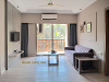 Living Area of Deluxe Studio of TrustedStay Ashok Nagar Bldg Service Apartment in Andheri East, Mumbai